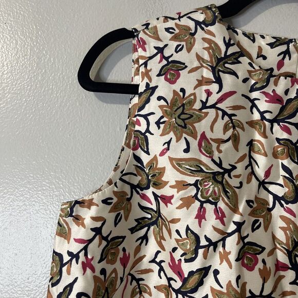 TORY BURCH Esmeralda Floral Vine Dress Size 8 Multicolor NEW Designer Silk - Picture 3 of 12